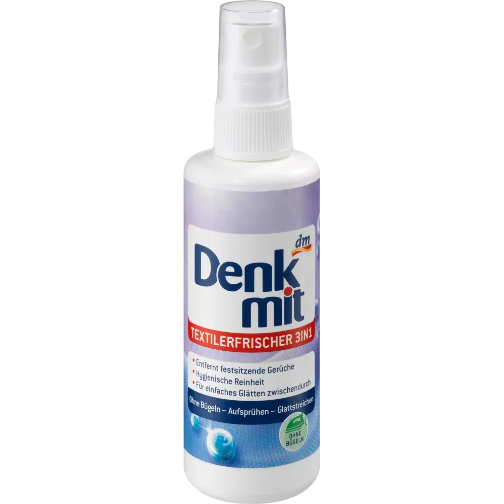 Pack d'essai 3 en 1 de Denkmit Textile Refresher, 100 ml