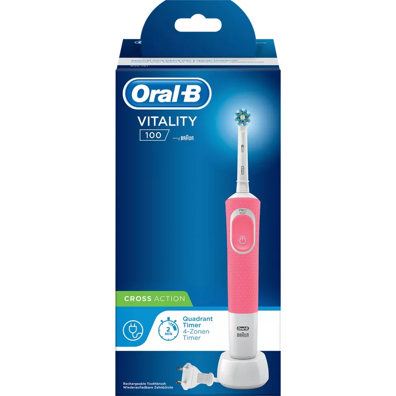 Oral-B Elektrische tandenborstel Vitality roze, 1 stuk