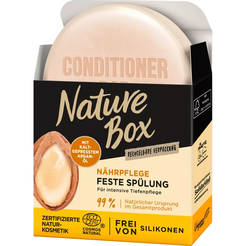 Nature Box Vaste conditioner voedende verzorging met arganolie, 80 g