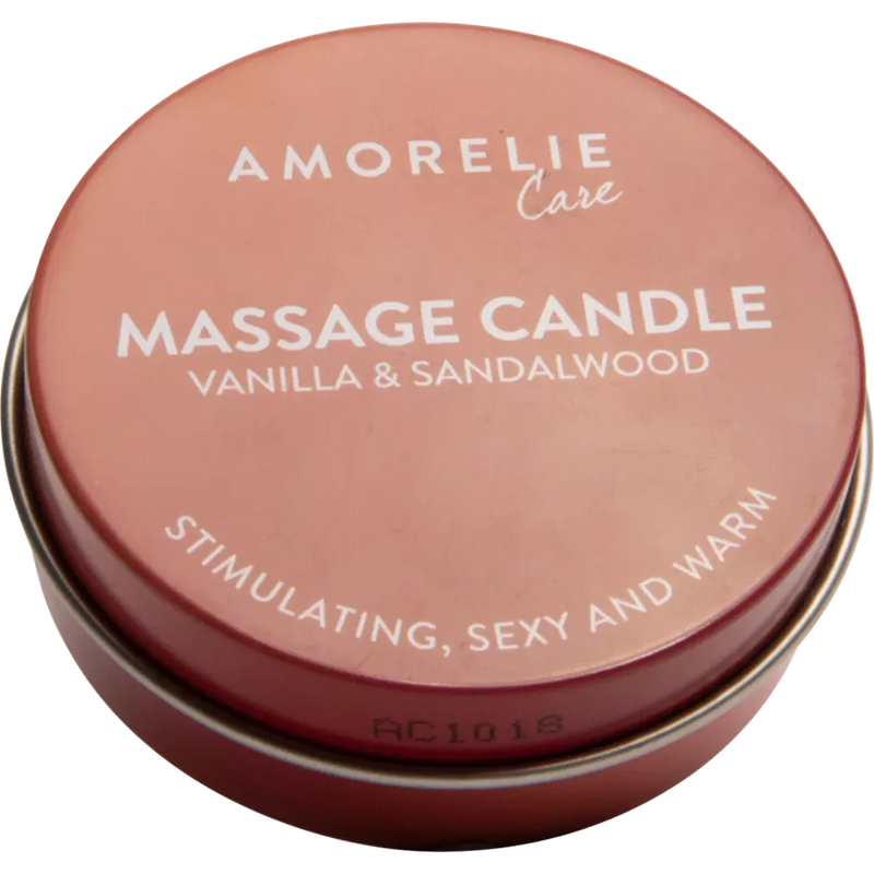 AMORELIE Massagekaars Vanille Sandelhout, 1 stuk