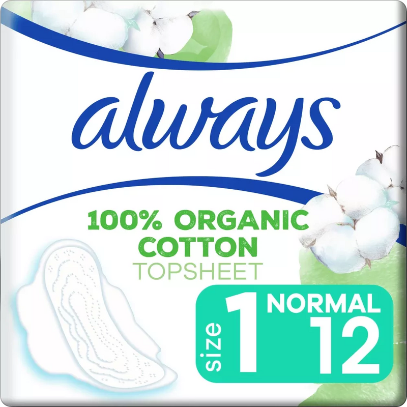 always Ultra pad Cotton Protection Normal met vleugels, 12 stuks