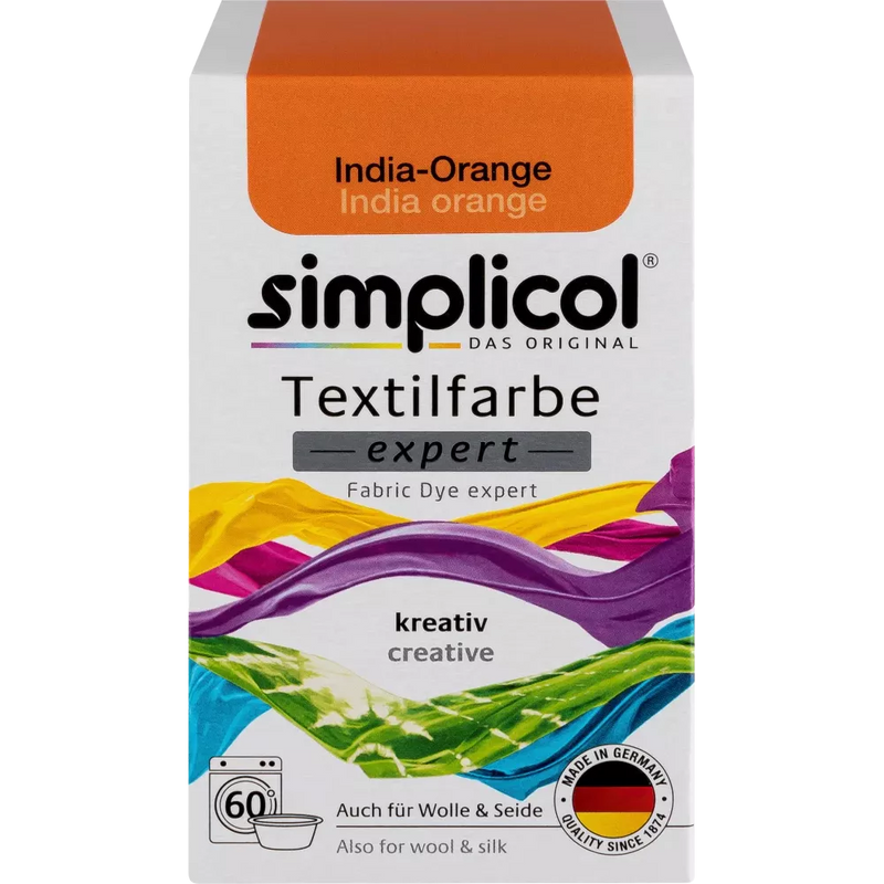 Simplicol Textielverf expert India- Oranje, 150 g