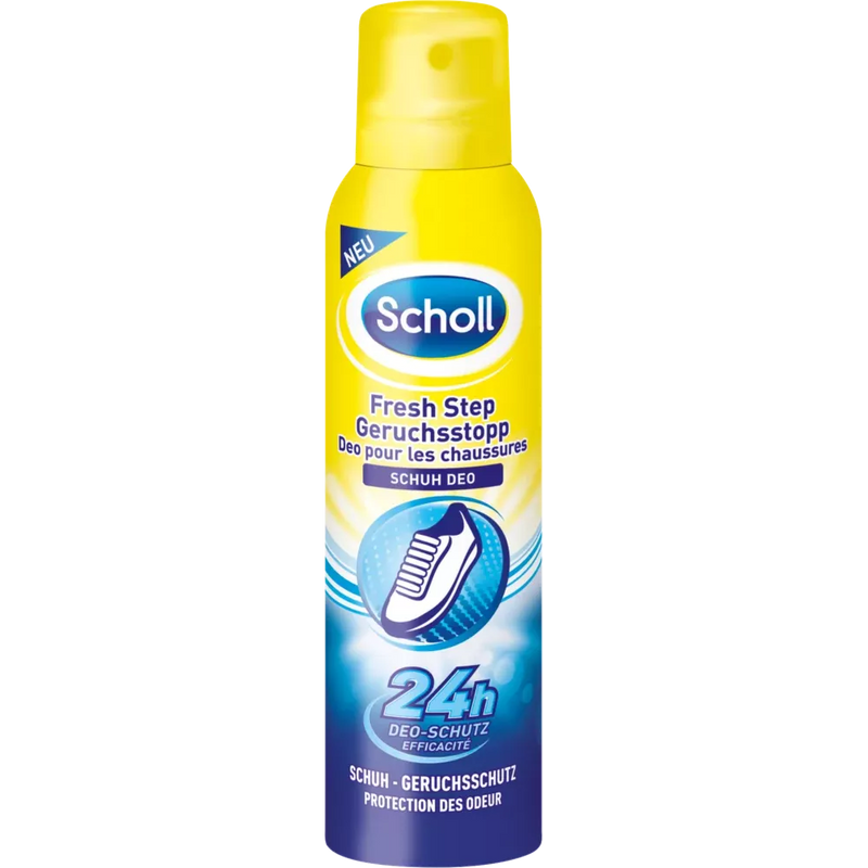 Scholl Schoenen deospray fresh step, 150 ml