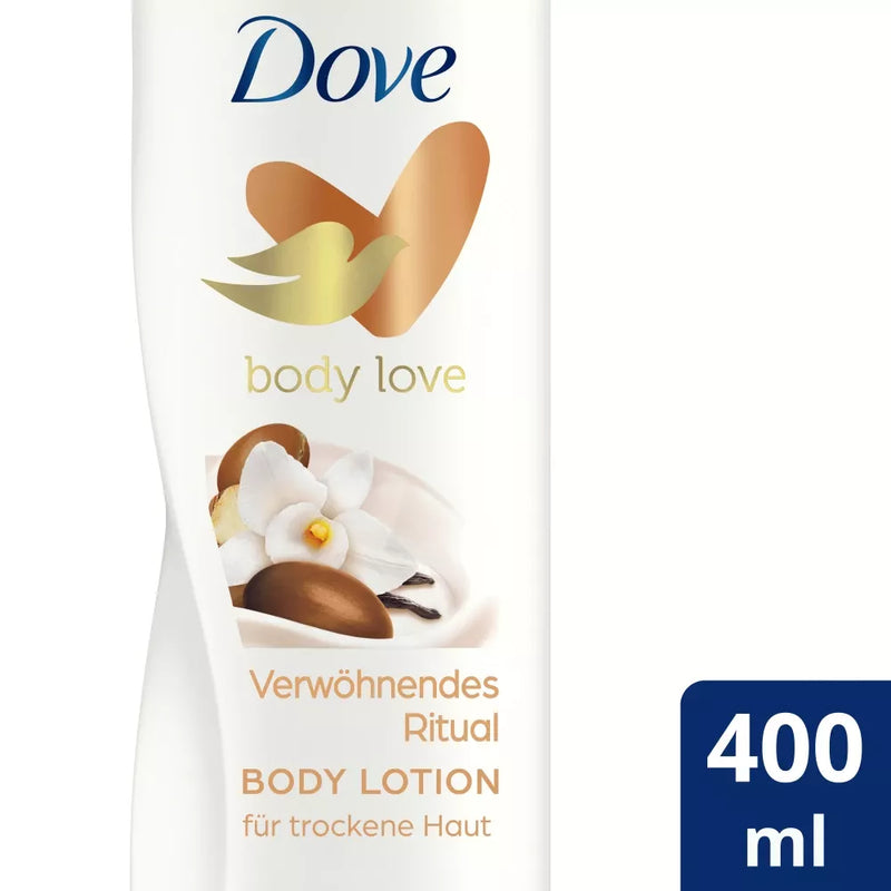 Dove Body Lotion Verwenritueel met Sheaboter en Vanillegeur, 0.4 l