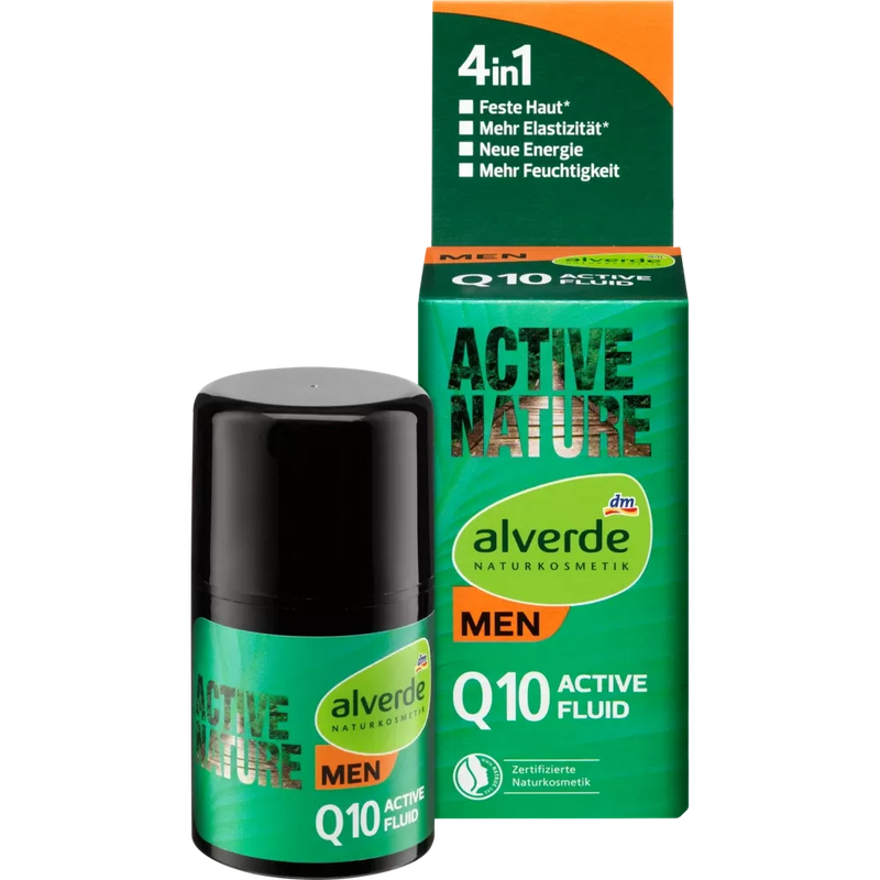 alverde MEN Active Nature Q10 Actief Vloeistof, 50 ml