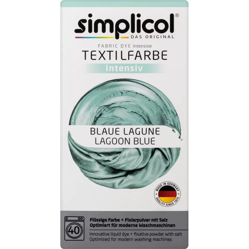 Simplicol Textielverf intensief Blue Lagoon, 150 g