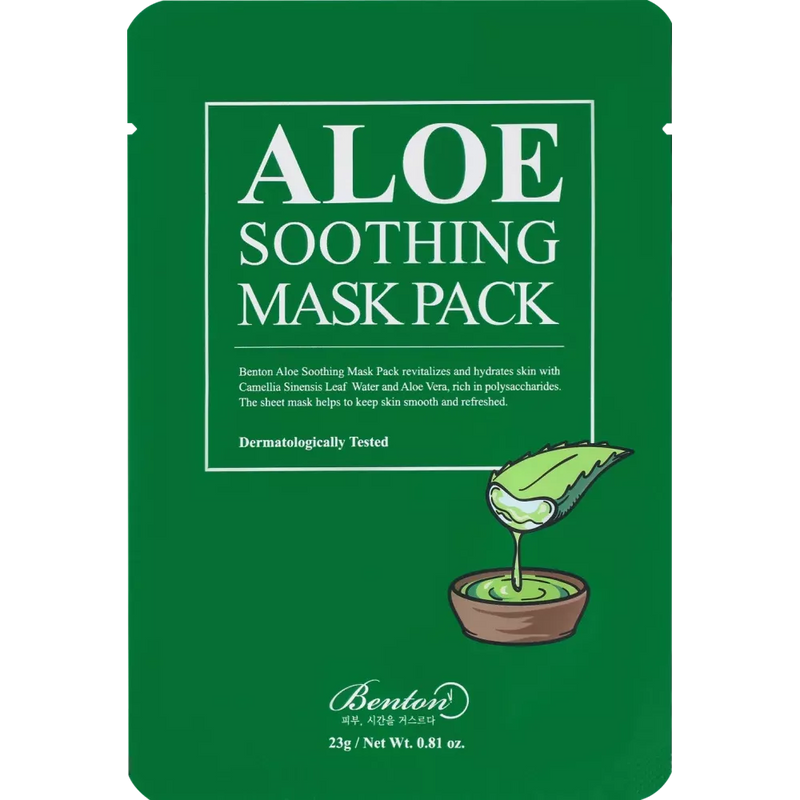 Benton Doek Masker Aloe Verzachtend Masker Pak, 1 stuk