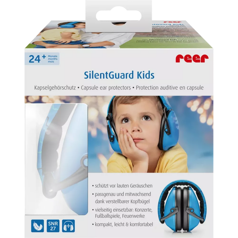 Reer Gehoorbescherming voor kinderen "Silent Guard" blauw, 1 st.