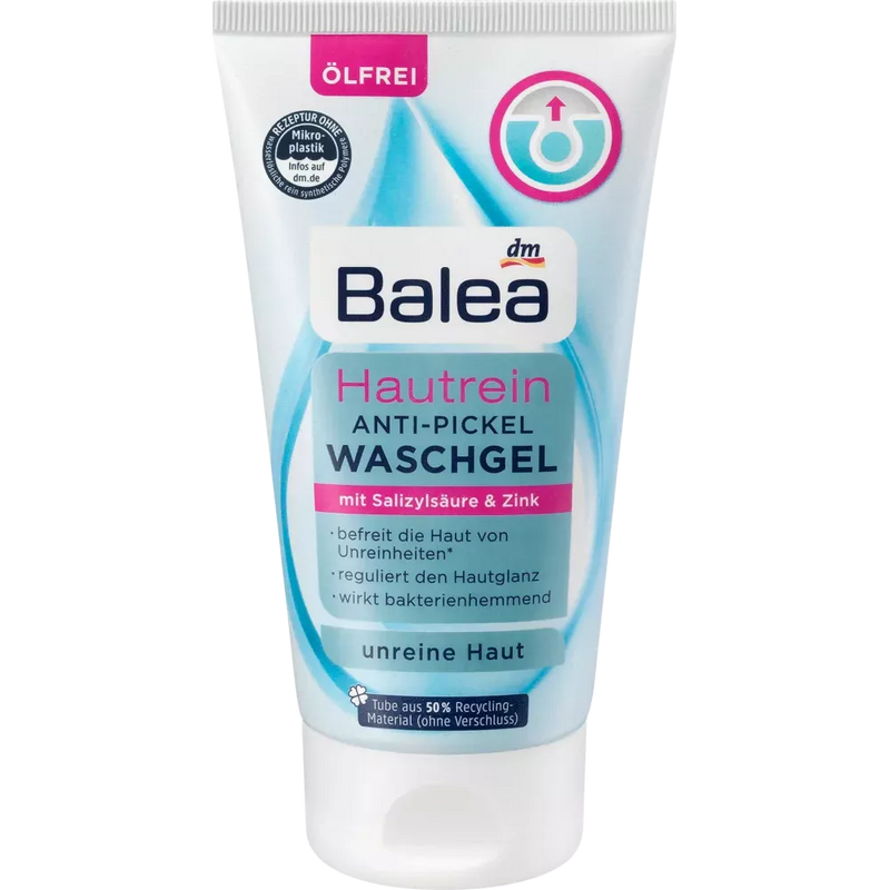 Balea Wash Gel Skin Clean Anti-Puistjes, 150 ml