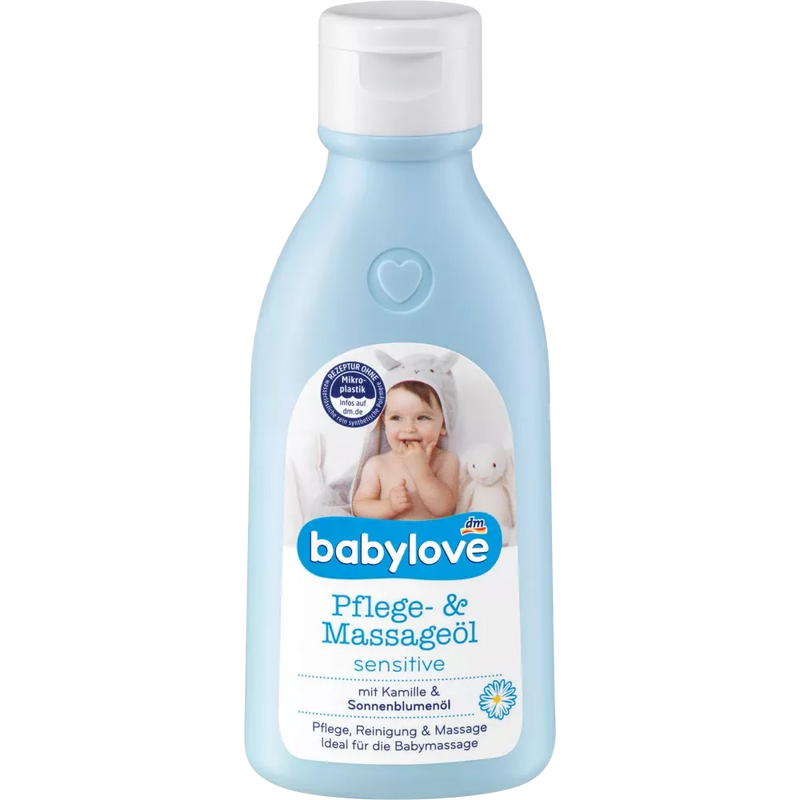 babylove Verzorgings- en massageolie gevoelig, 250 ml
