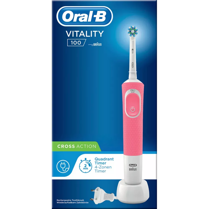 Oral-B Elektrische tandenborstel Vitality roze, 1 stuk