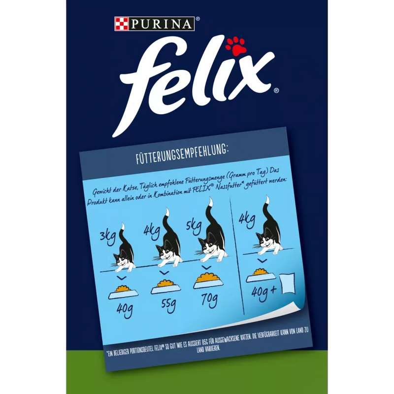 Purina felix Droog kattenvoer met kip, kalkoen & groenten, Sensation Inhome, 2 kg