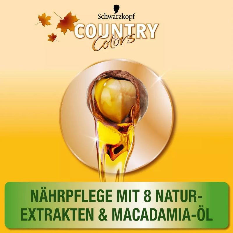 Schwarzkopf Country Colors Intensieve tint 49 cognac hazelnoot, 1 st