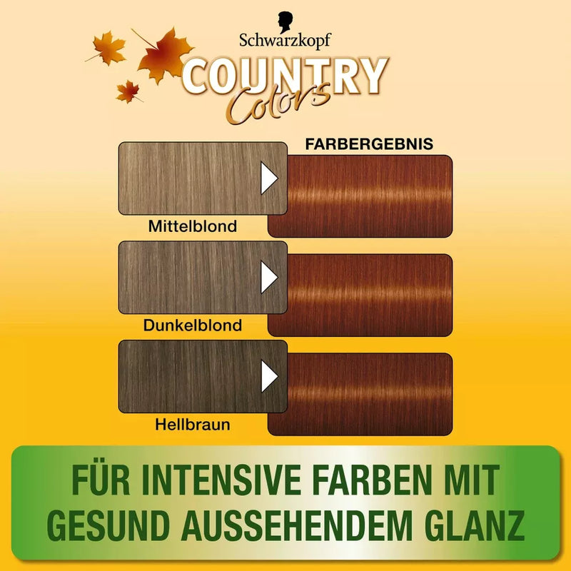 Schwarzkopf Country Colors Intensieve tint 45 Toscana herfstrood, 1 st.