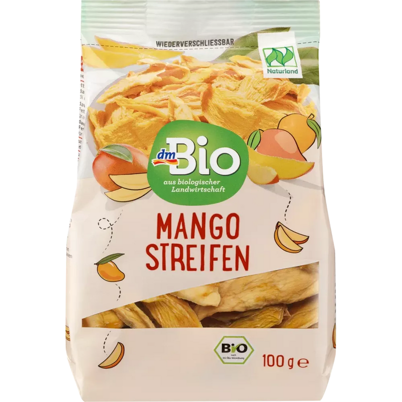 dmBio Mango-reepjes, Naturland, 100 g