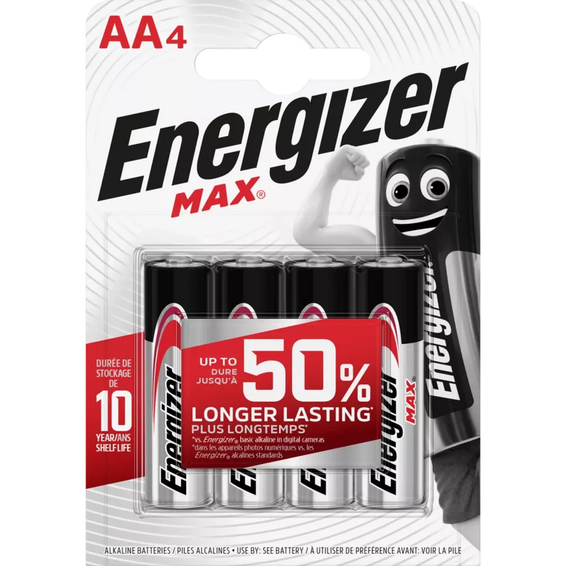 Energizer Energizer Alkaline Max AA Mignon 4st, 4st