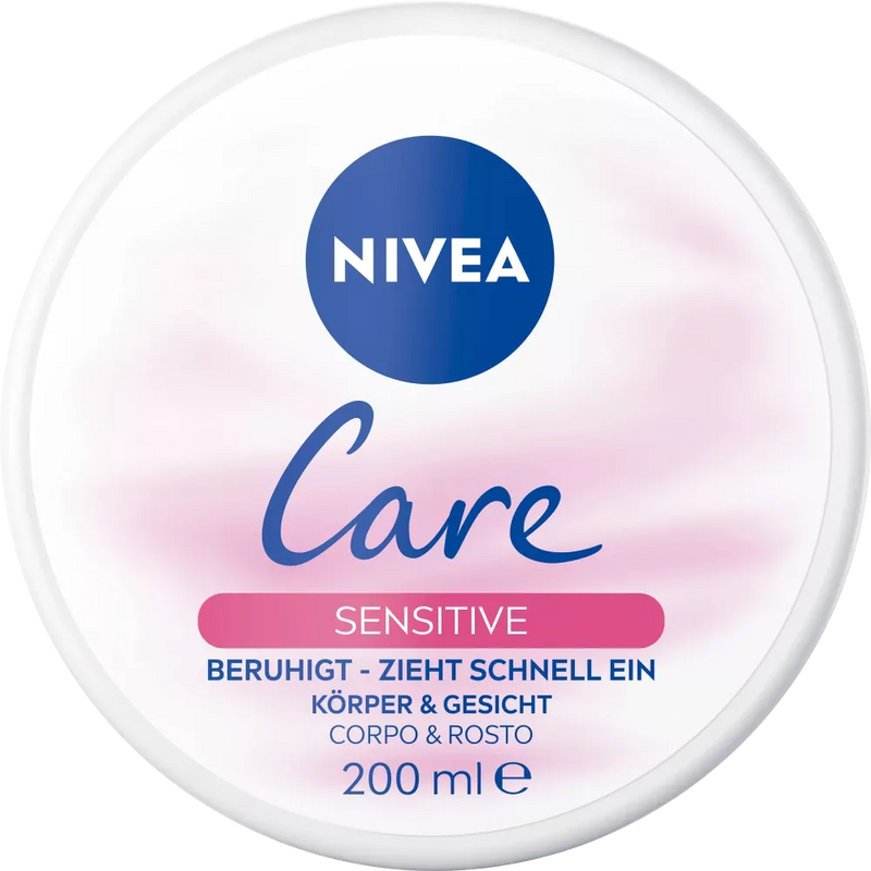 NIVEA Care Gevoelige crème, 200 ml