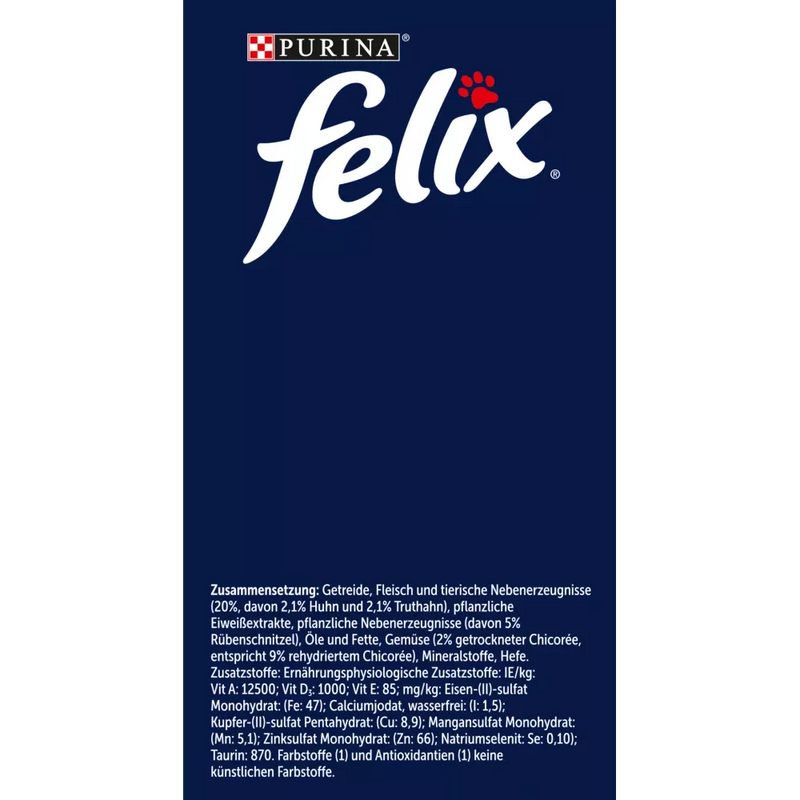 Purina felix Droog kattenvoer met kip, kalkoen & groenten, Sensation Inhome, 2 kg