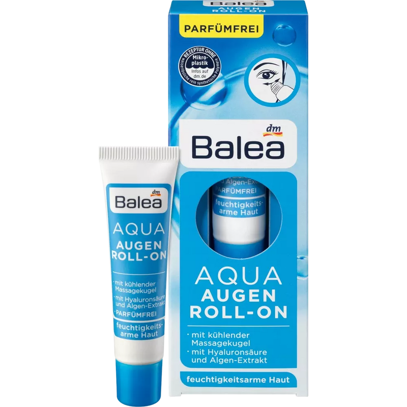 Balea Oogcrème Aqua Eye Roll-On, 15 ml