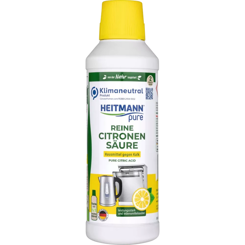 Heitmann Pure Ontkalker met Citroenzuur, 500 ml
