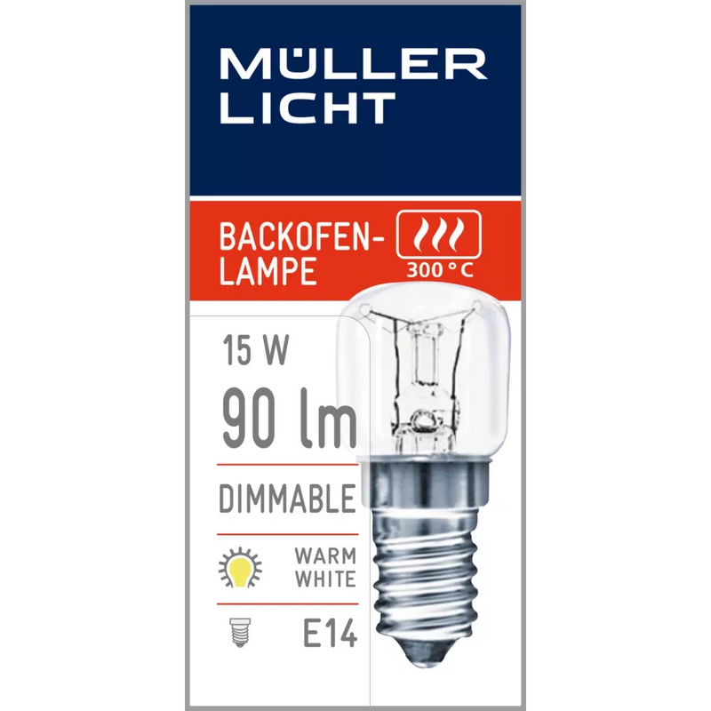 Müller Licht Ovenlamp 15W 90lm E14 AGL, 1 stuk