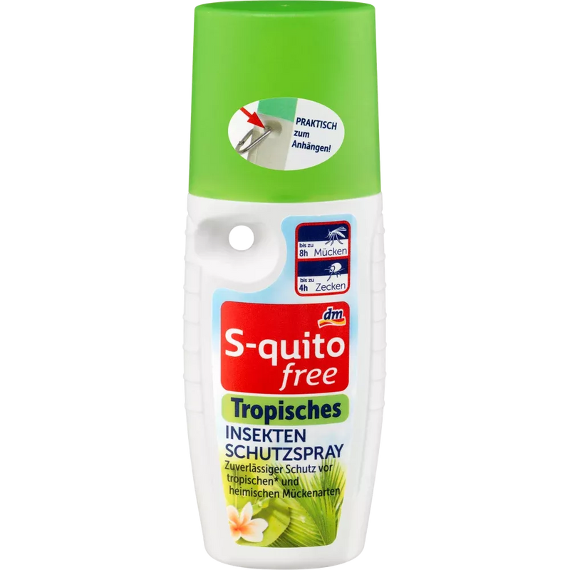 S-quitofree Tropische Insectenwerende spray, 100 ml