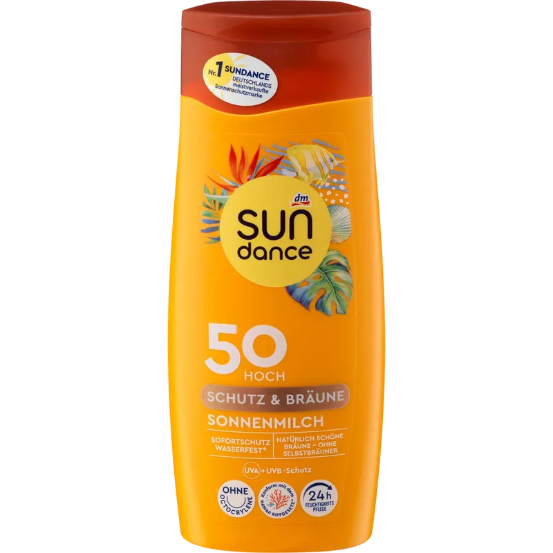 SUNDANCE SUNDANCE zonnemelk Protection+Tan SPF50, 200 ml