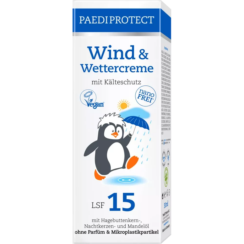 PAEDIPROTECT Wind & Weer Crème SPF 15, 30 ml