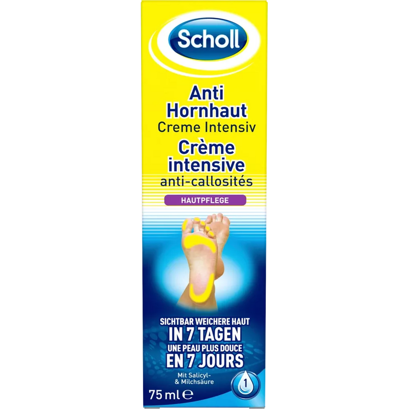 Scholl Voetcrème Anti-Eelt Intensief, 75 ml