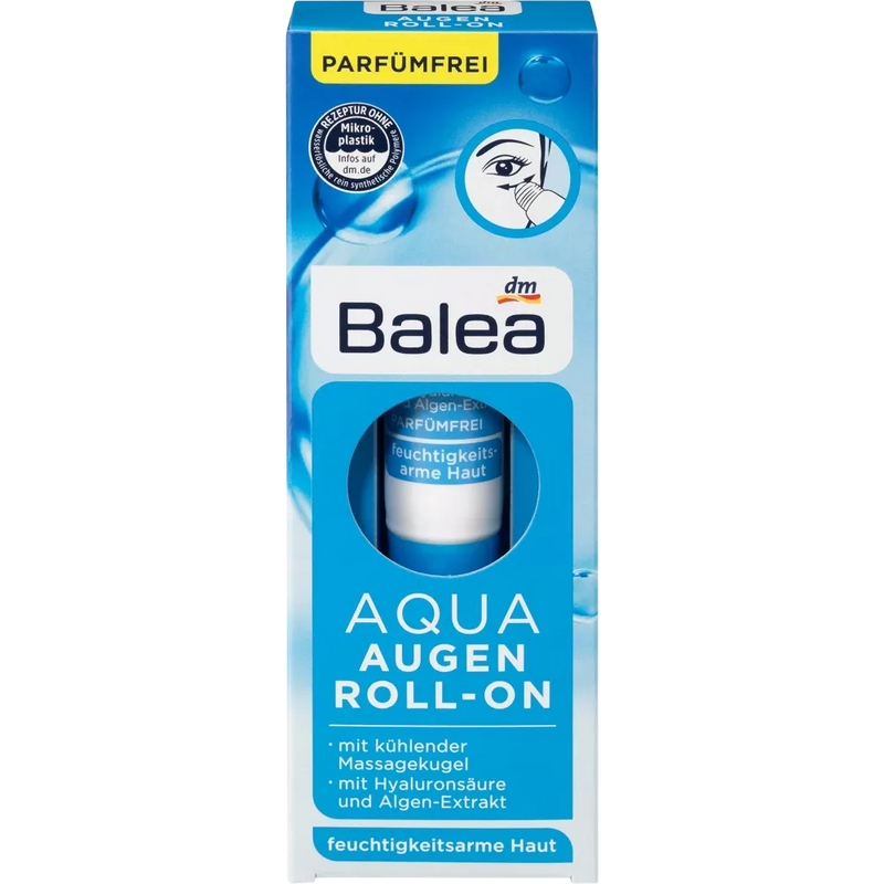 Balea Oogcrème Aqua Eye Roll-On, 15 ml