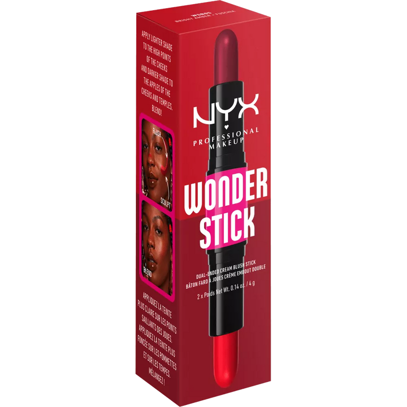 NYX PROFESSIONAL MAKEUP Blush Stick Wonder Cream Bright Amber & Fuschia 05, 1 st