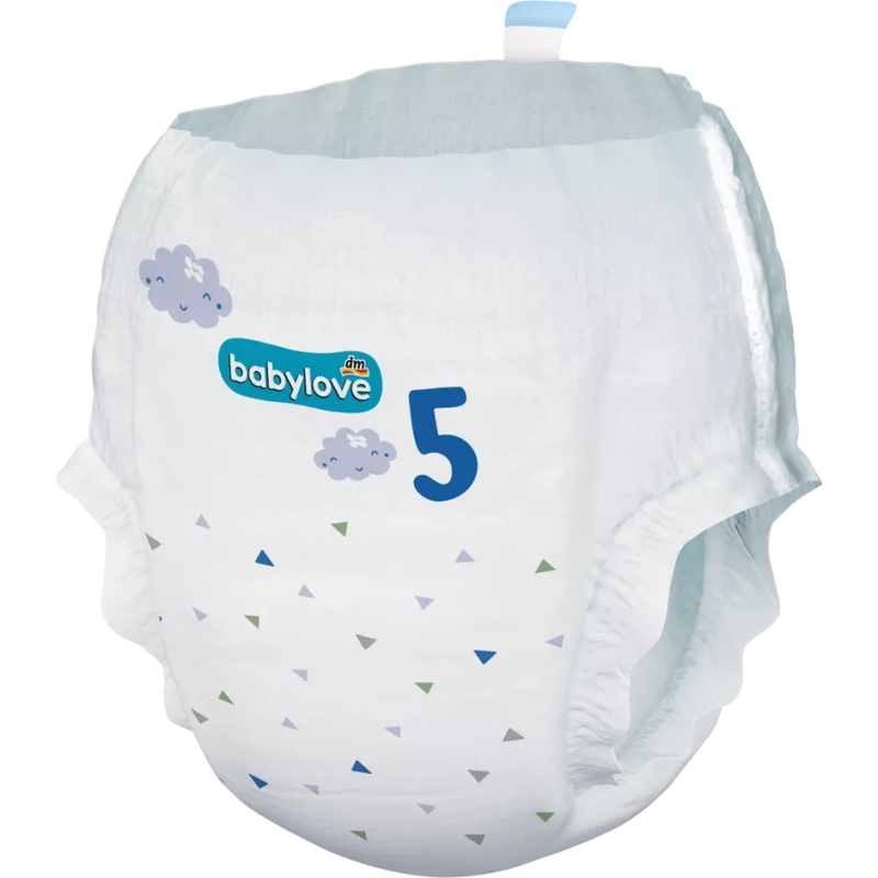 babylove Baby Pants Premium maandbox maat 5 Junior (12-20 kg), 80 stuks.