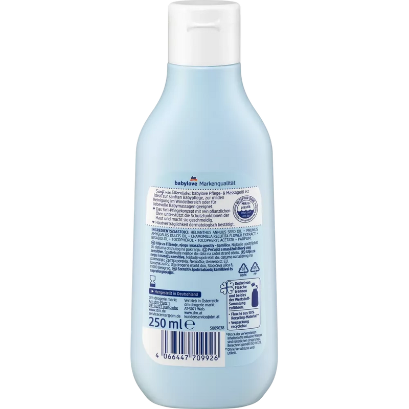 babylove Babyolie Verzorgingsolie, 250 ml