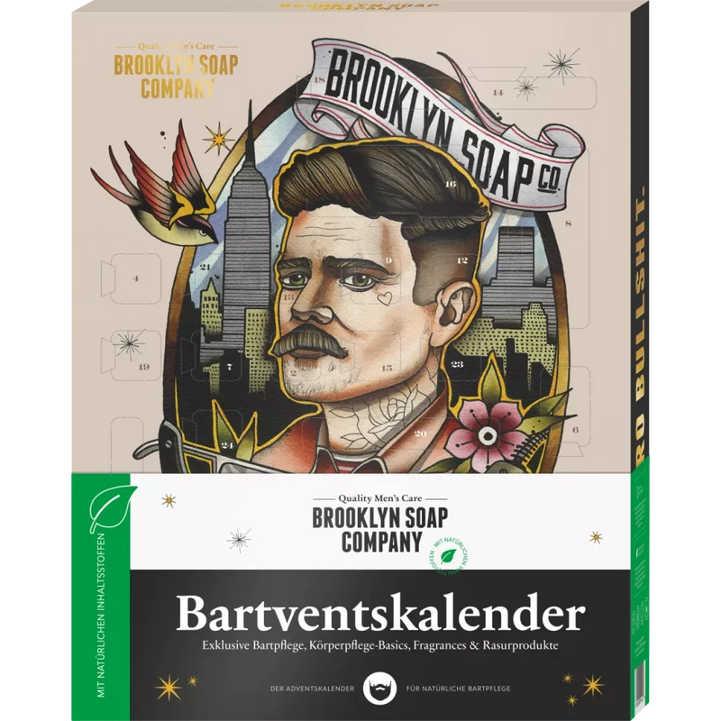 Brooklyn Soap Company Adventskalender 2024, Baard adventskalender, 1 stuk