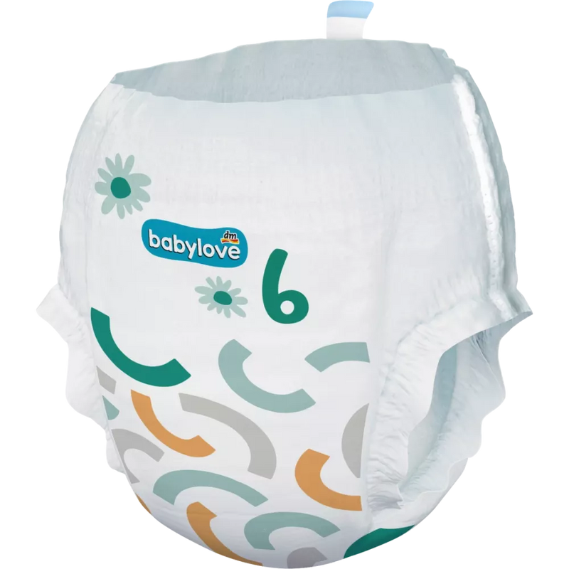 babylove Baby Pants Premium maandbox maat 6 XL (18-30 kg), 72 stuks.