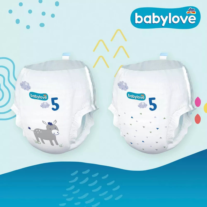 babylove Baby Pants Premium maandbox maat 5 Junior (12-20 kg), 80 stuks.