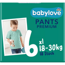 babylove Babybroek Premium maat 6, XL, 18-30 kg, 18 stuks.