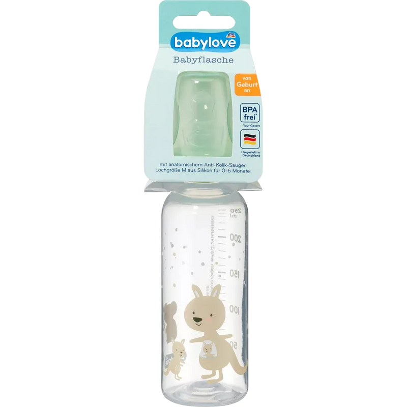 babylove Babyfles mint, vanaf de geboorte, 250 ml, 1 st