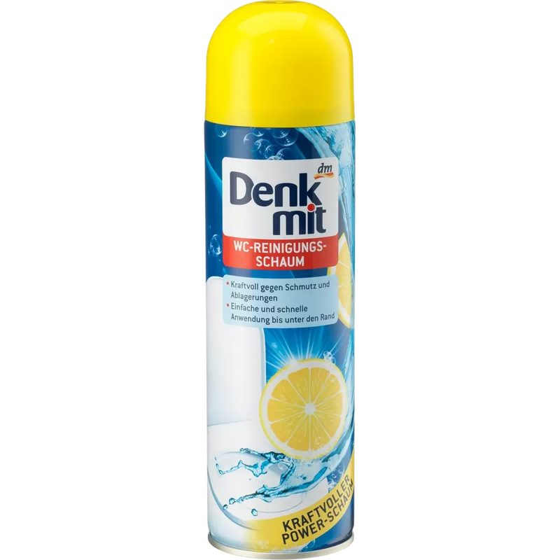 Denkmit Toiletreinigingsschuim lemon, 500 ml