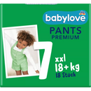 babylove Baby Pants Premium taille 7, XXL, 18+ kg, 18 pièces.