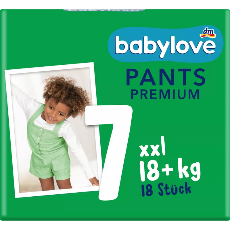 babylove Babybroek Premium maat 7, XXL, 18+ kg, 18 stuks.