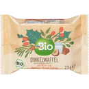 dmBio Gaufre d'épeautre fourrée au praliné lait et noisettes, Calendrier de l'Avent à composer soi-même 2024, 23 g