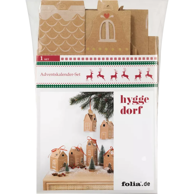 Dekorieren & Einrichten DIY adventskalender papieren doosjes, huisjes, 1 stuk