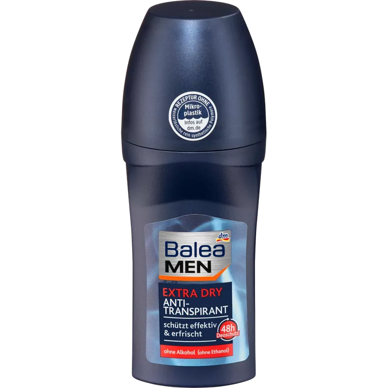 Balea MEN Antiperspirant deodorant roll-on extra dry, 50 ml