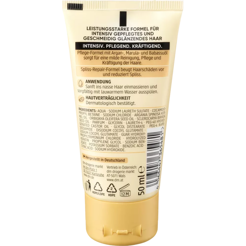 Balea Professional Shampoo Oil Repair Intensive Reisformaat, 50 ml