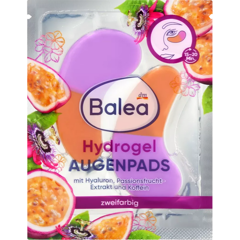 Balea Oogkompressen hydrogel tweekleurig (1 paar), 2 st.