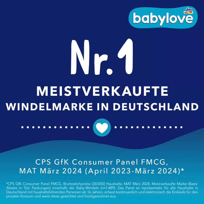 babylove Luiers Premium maat 4+ (9-15 kg), 152 stuks.