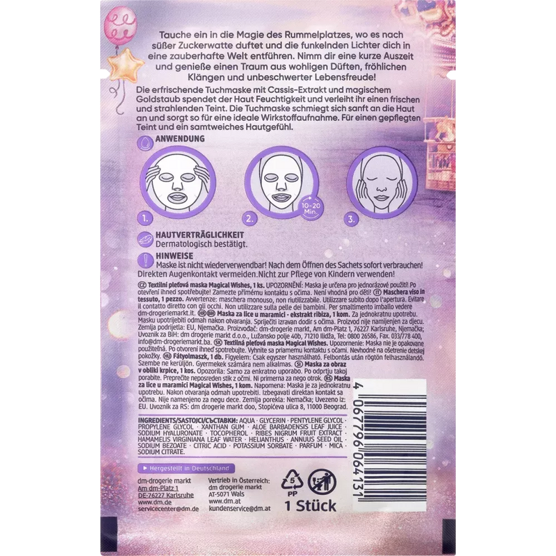Masque Balea Magical Wishes, 1 pièce