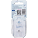 Sucette Babylove pour nouveau-né, symétrique, en silicone, bleu/crème, 0-2 mois, 2 pièces