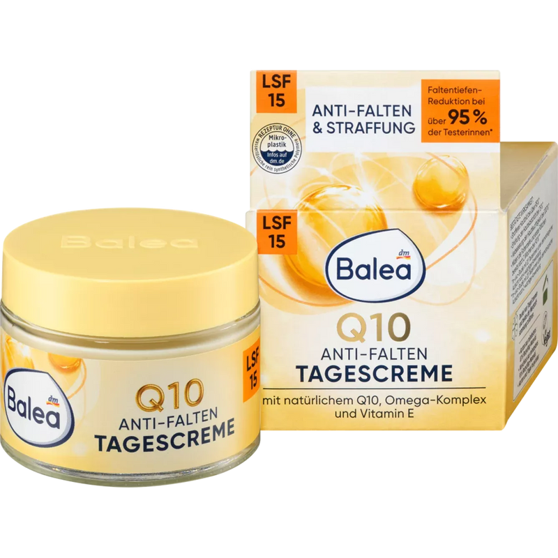 Balea Anti-rimpel gezichtscrème Q10 SPF 15, 50 ml